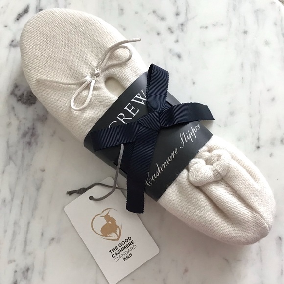 J. Crew Shoes - J. CREW Cashmere Slippers New With Tag
